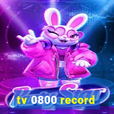 tv 0800 record